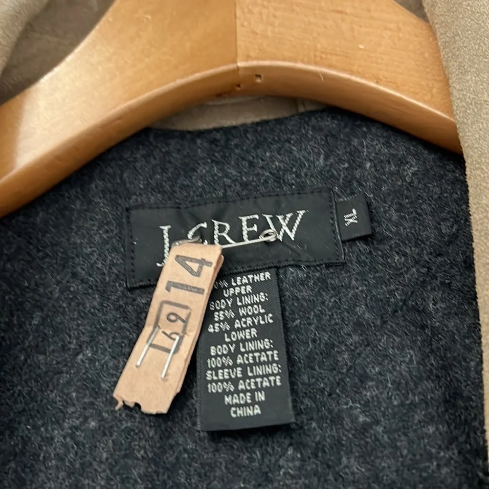 J. Crew Suede Car Coat